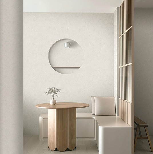 SPW42 Teak Interior Film in a real interior setting